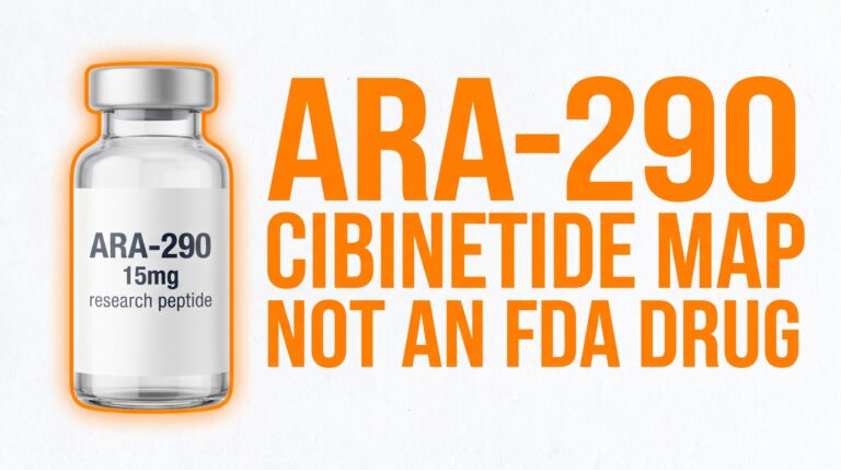 ARA-290 cibinetide featured thumbnail — innate repair receptor research map, not an FDA drug