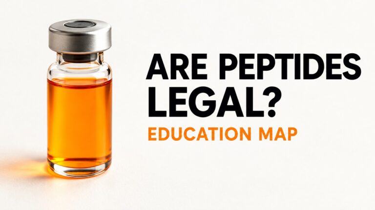 Are peptides legal featured thumbnail — vial and ARE PEPTIDES LEGAL education map