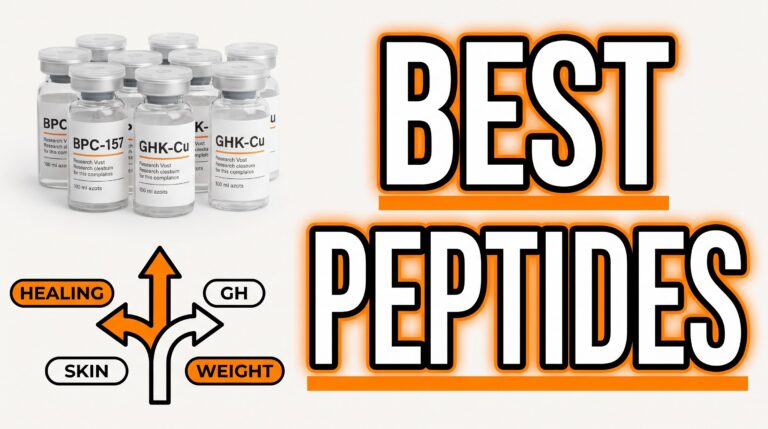 Research peptides hub featured thumbnail — catalog shelf map, education only