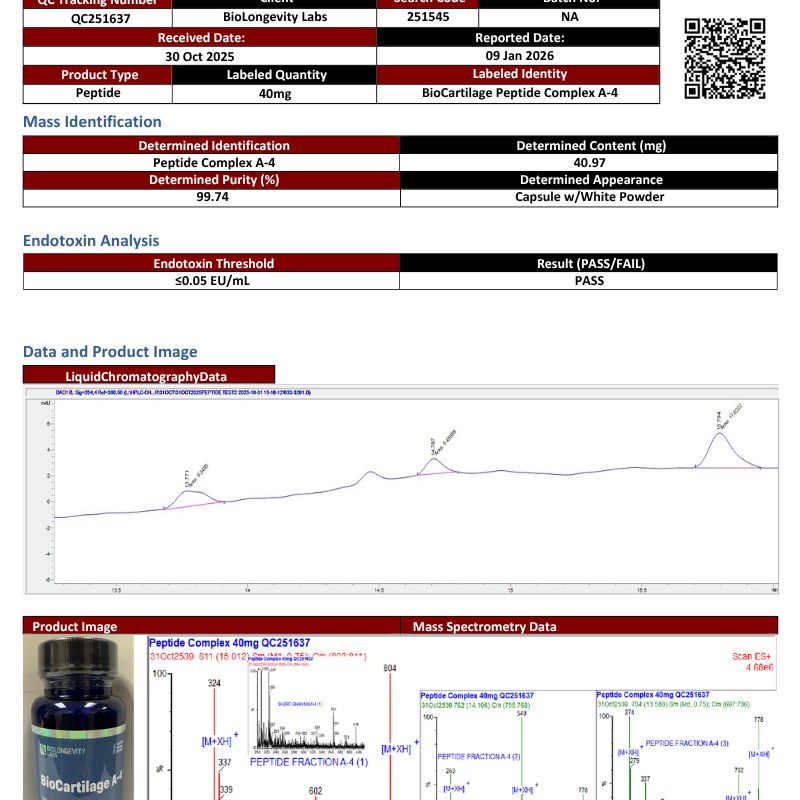 BioLongevity BioCartilage Sigumir research product
