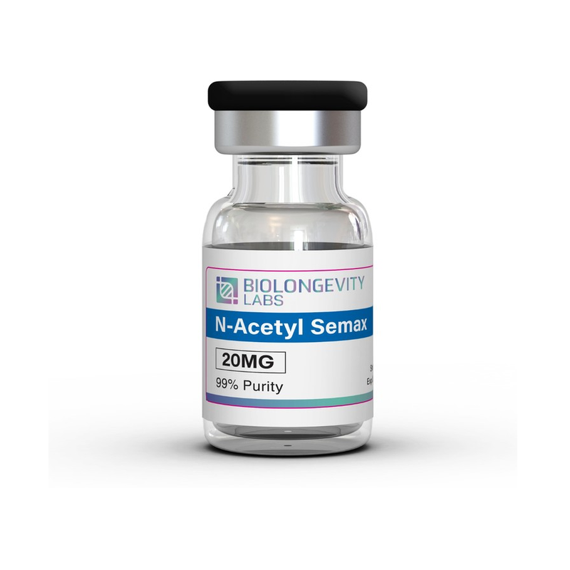 BioLongevity Labs N-Acetyl Semax Amidate 20mg research vial