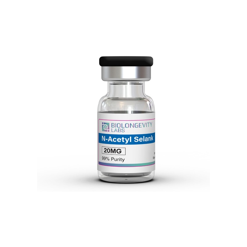 BioLongevity Labs N-Acetyl Selank Amidate 20mg research vial