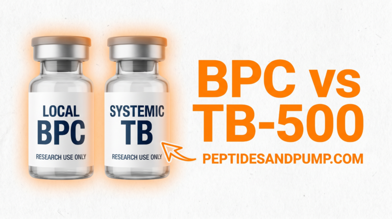 BPC-157 vs TB-500 local vs systemic featured thumbnail — education only