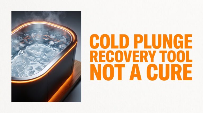Cold plunge featured thumbnail — recovery tool education, not a disease cure or peptide hack