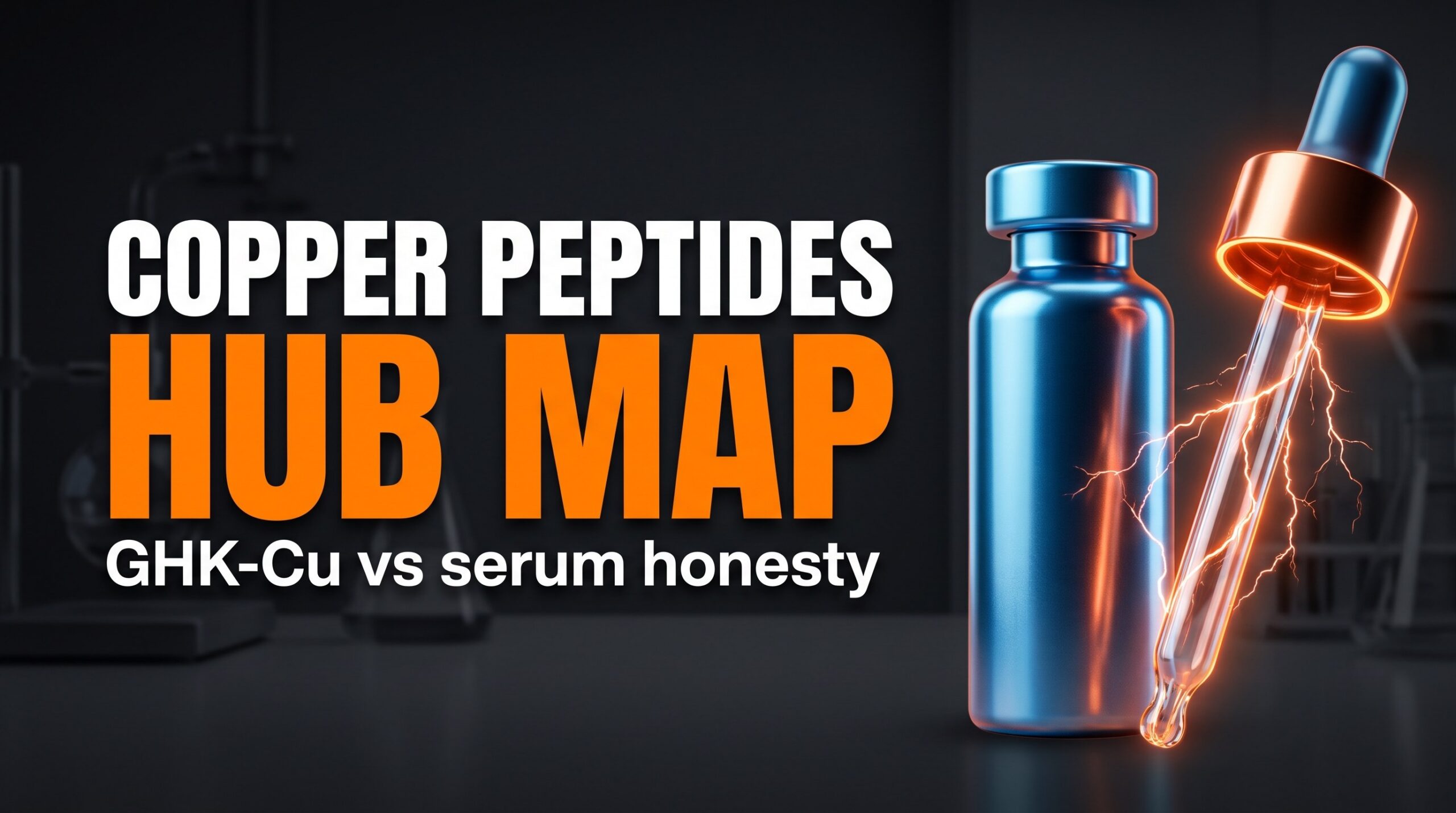 Copper peptides hub map featured thumbnail — GHK-Cu serum vs research honesty, education only