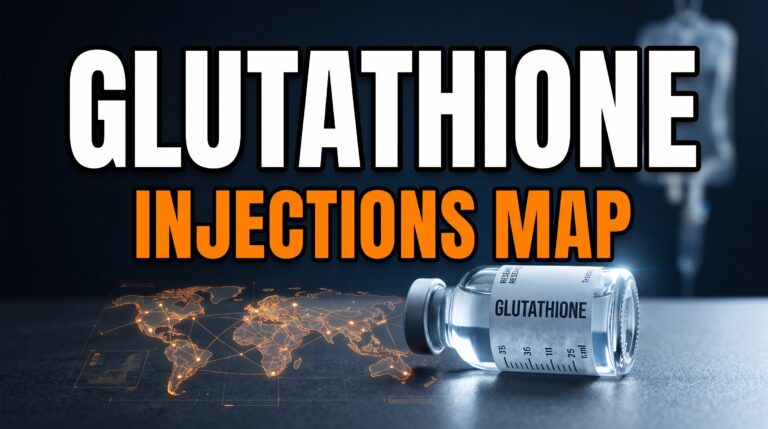 Glutathione injections hub featured thumbnail — delivery lane map honesty, education only