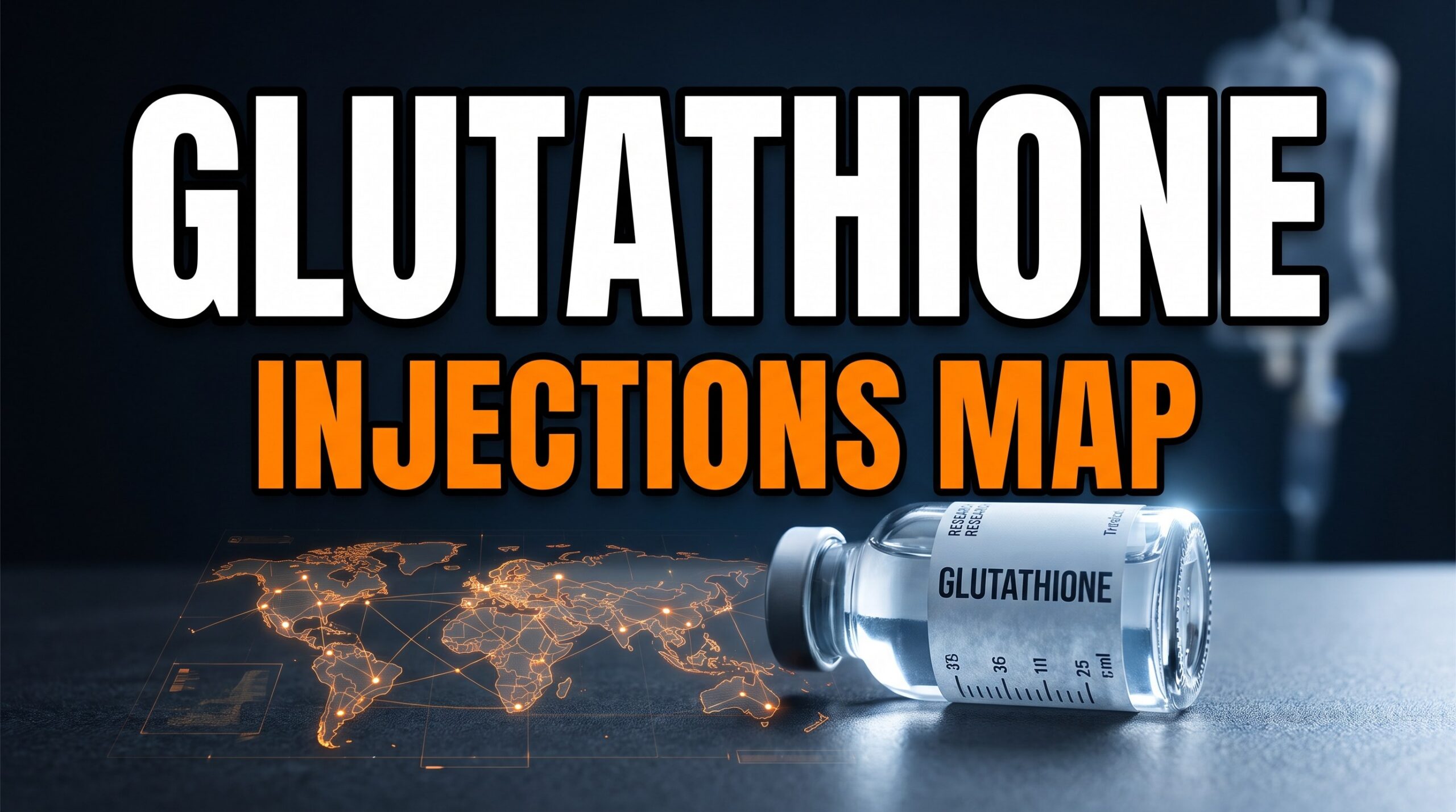 Glutathione injections hub featured thumbnail — delivery lane map honesty, education only