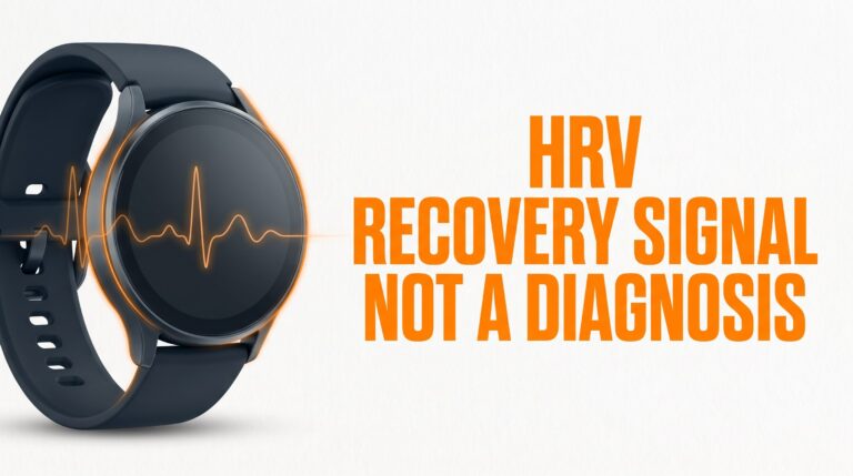 HRV featured thumbnail — recovery signal education, not a diagnosis or peptide hack