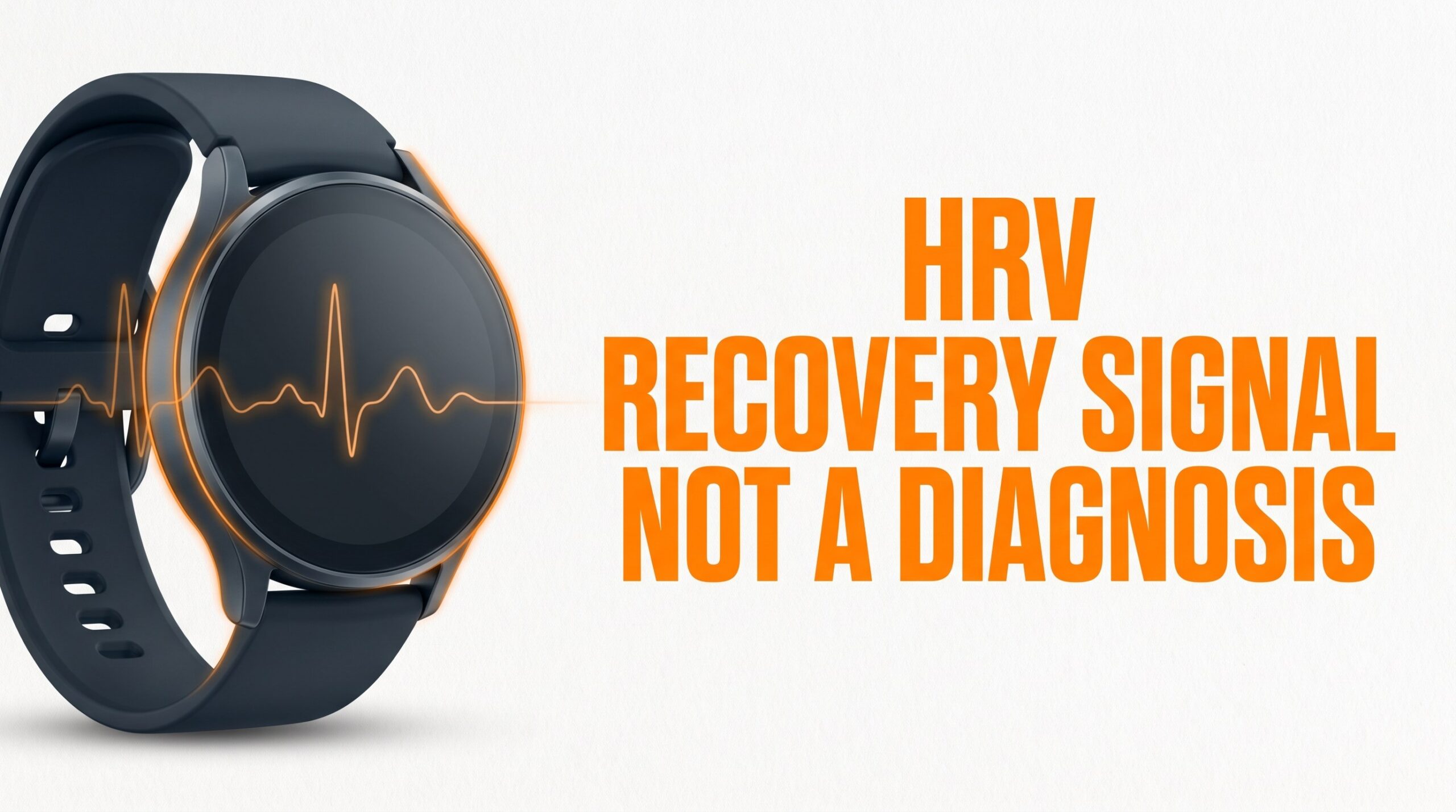 HRV featured thumbnail — recovery signal education, not a diagnosis or peptide hack