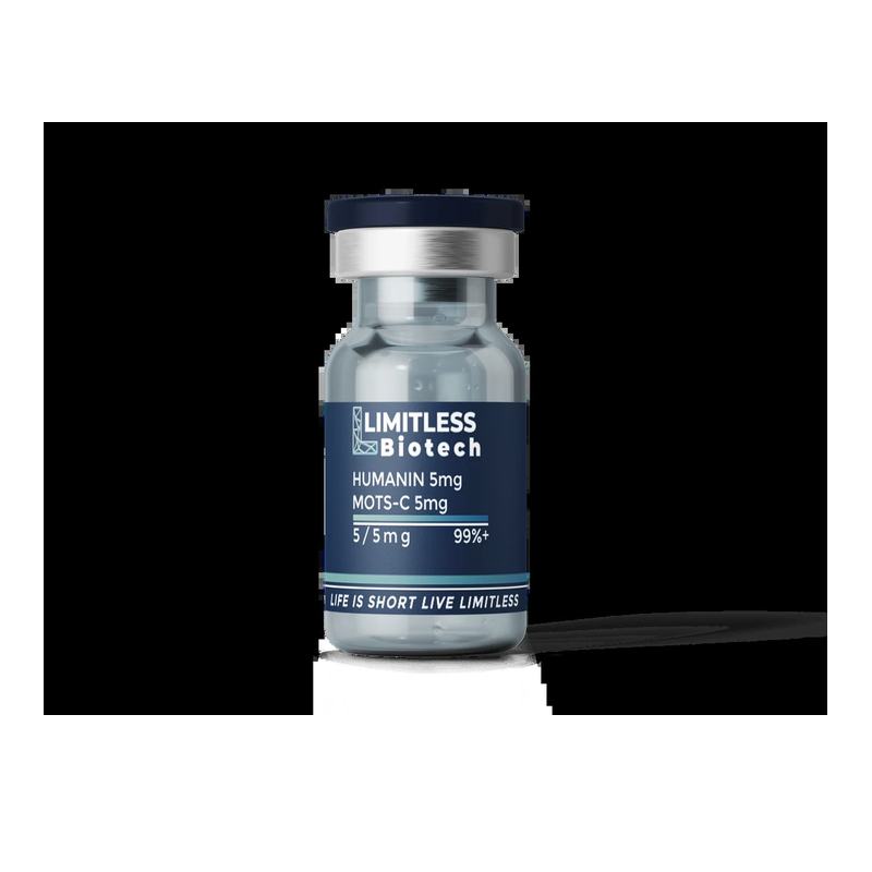 Limitless MOTS-c 5mg / Humanin 5mg blend research vial