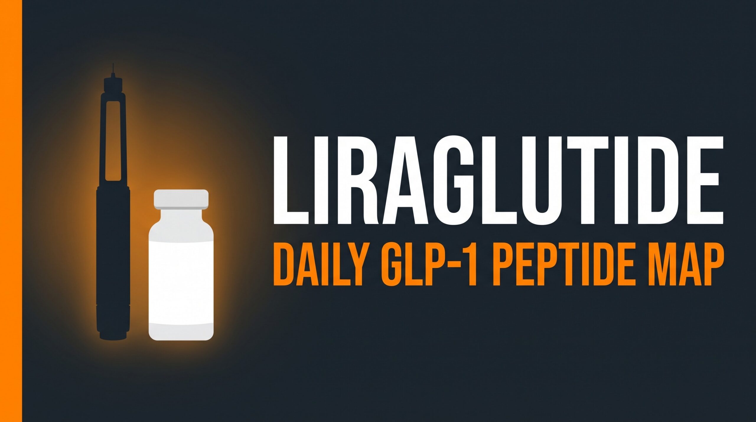 Liraglutide daily GLP-1 peptide research map featured thumbnail — education only, not a free-site vial