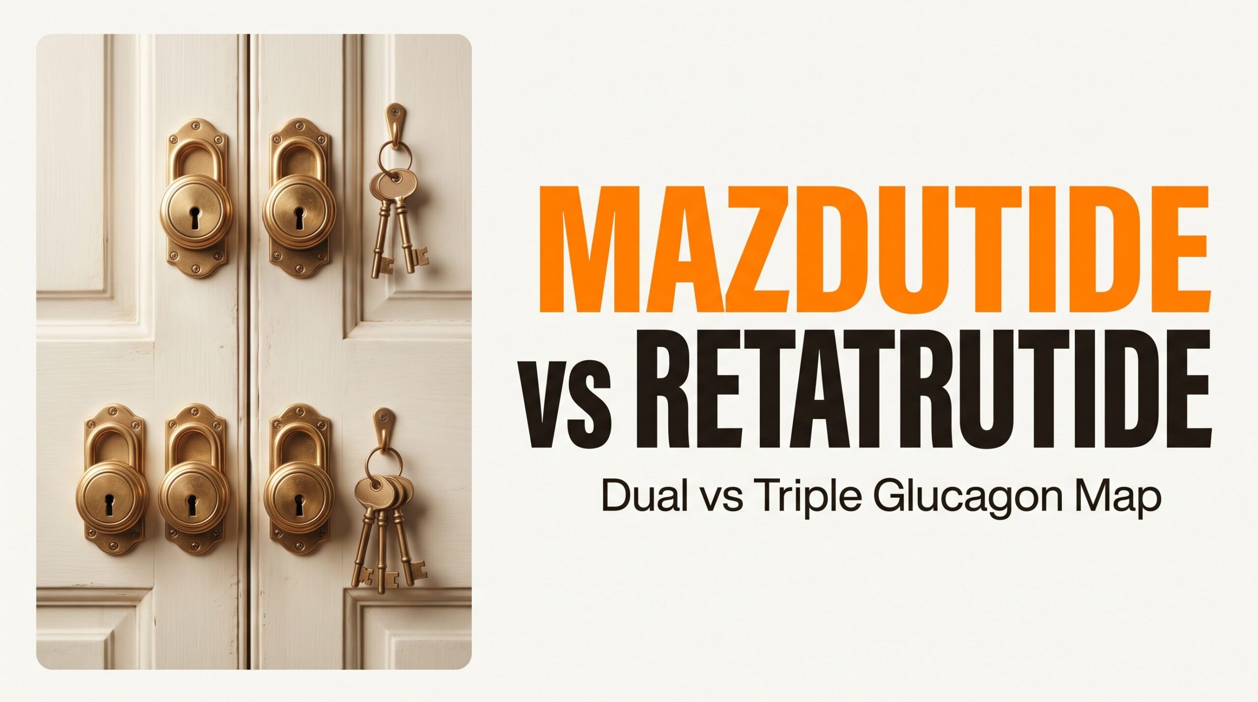 Mazdutide vs retatrutide — dual GLP-1/glucagon versus triple GIP/GLP-1/glucagon education thumbnail