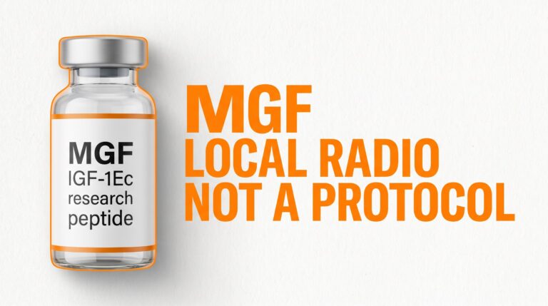 MGF featured thumbnail — local damage radio research map, not a protocol