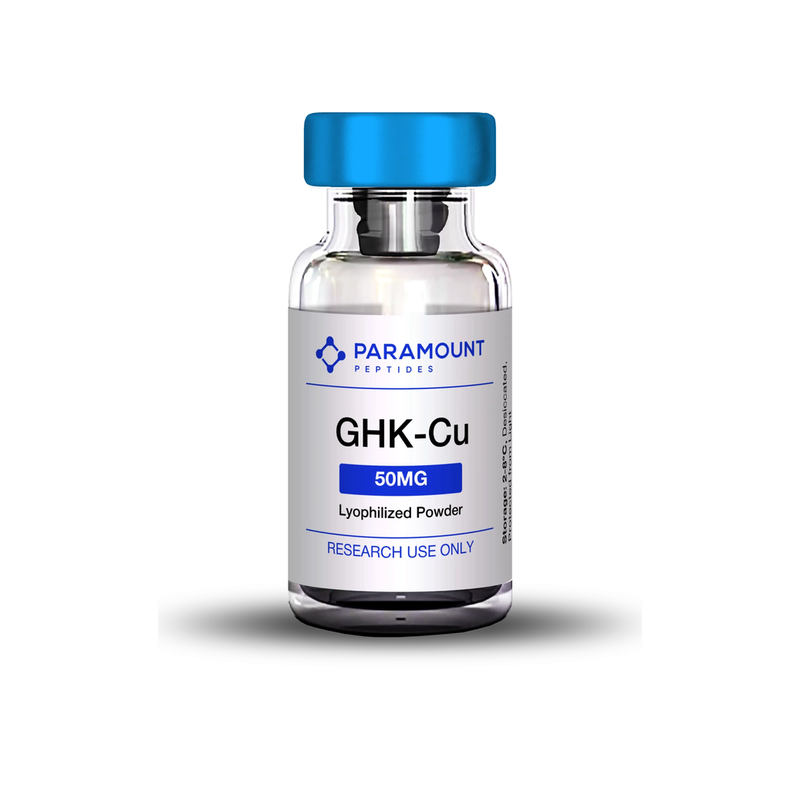 Paramount Peptides GHK-Cu 50mg research vial