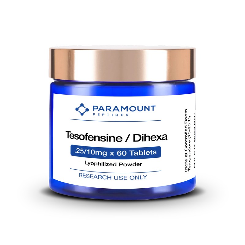 Paramount Tesofensine 250mcg / Dihexa 10mg research tablets
