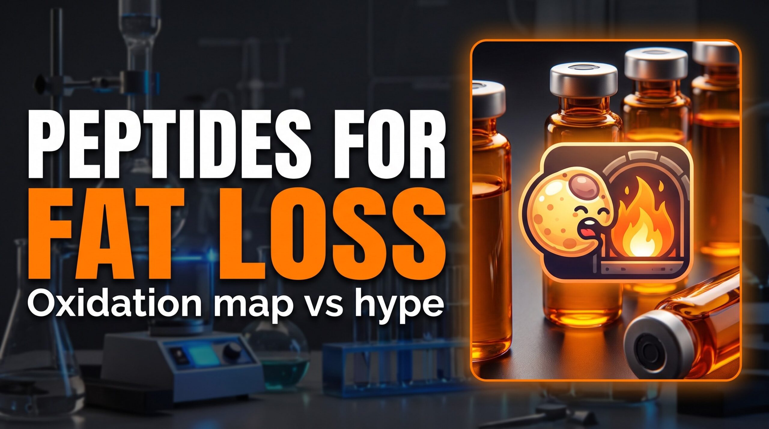 Peptides for fat loss research map featured thumbnail — AOD 5-Amino MOTS-c map, education only