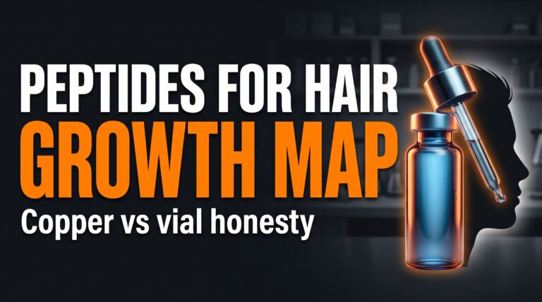 Peptides for hair growth research map featured thumbnail — copper GHK-Cu AHK-Cu map, education only