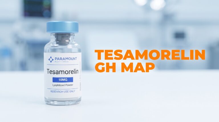 Paramount Peptides Tesamorelin GH map