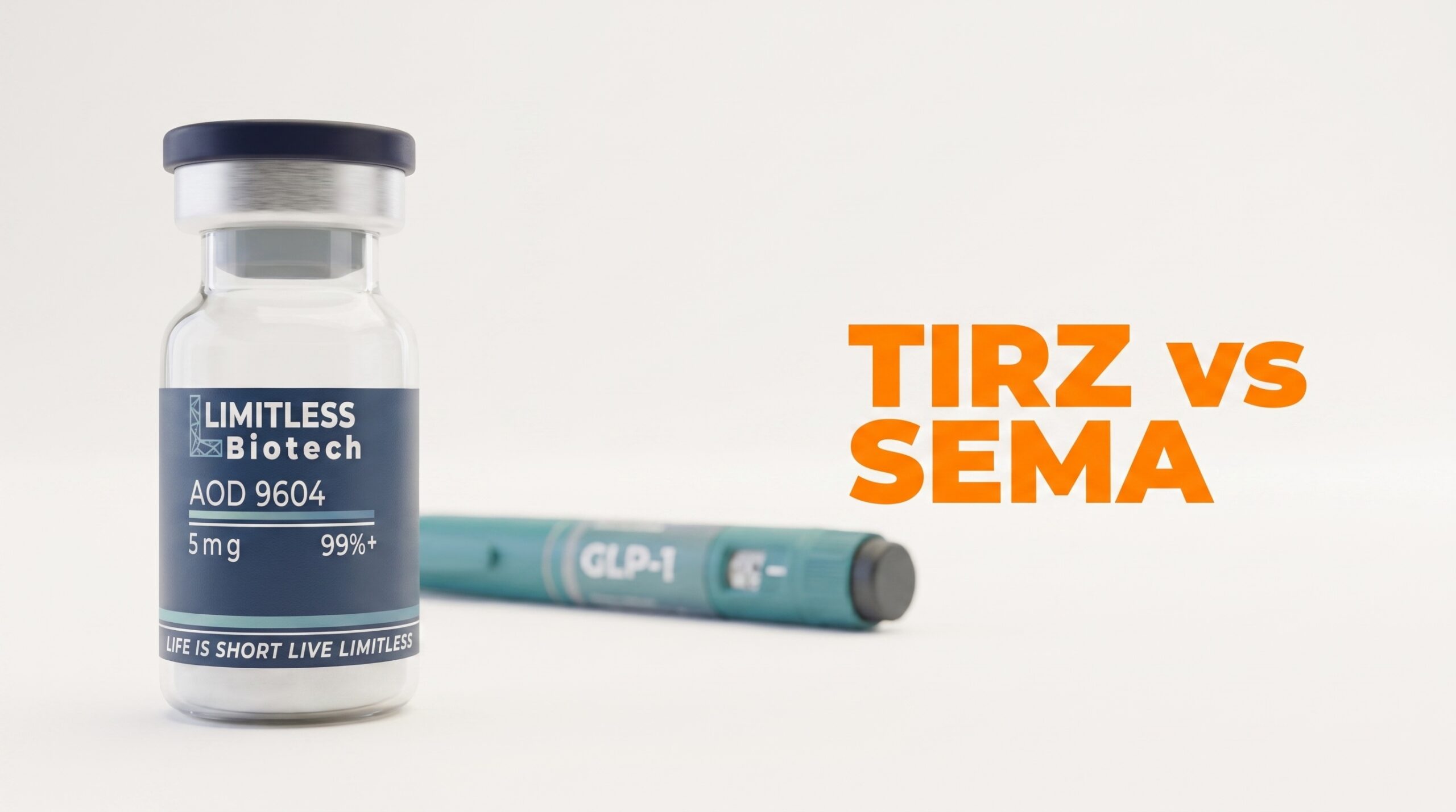 Tirzepatide vs semaglutide dual agonist map
