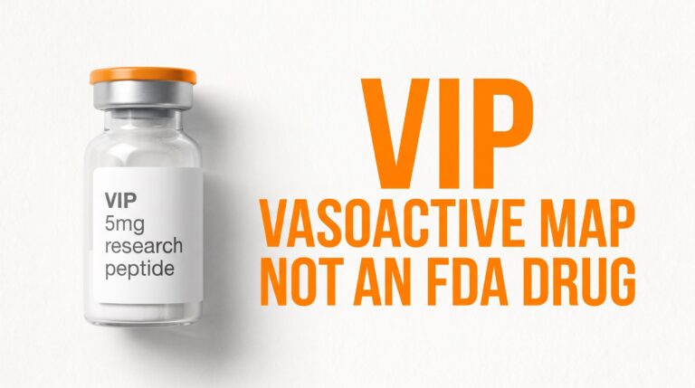 VIP vasoactive intestinal peptide featured thumbnail — research map, not an FDA drug