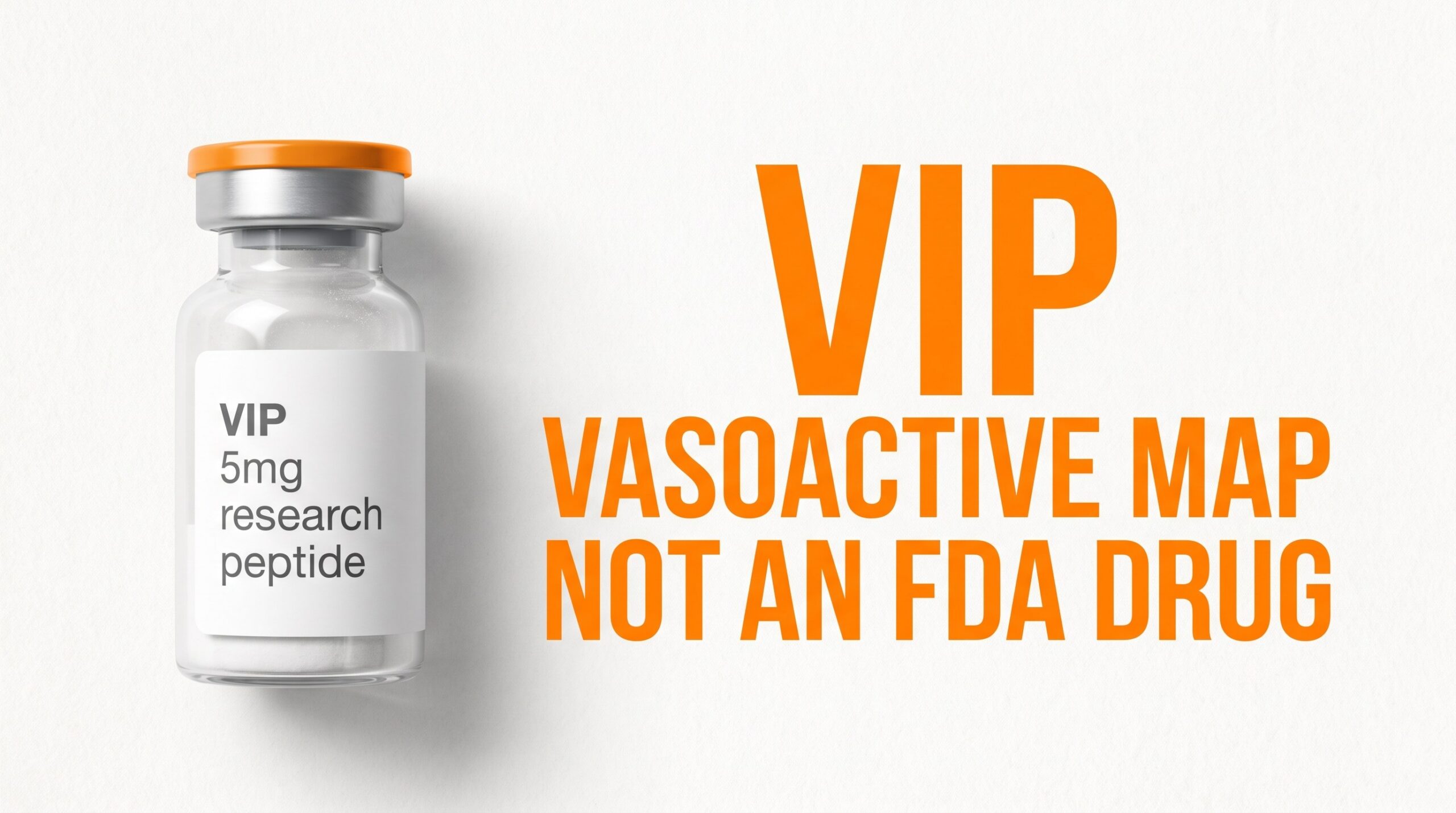 VIP vasoactive intestinal peptide featured thumbnail — research map, not an FDA drug