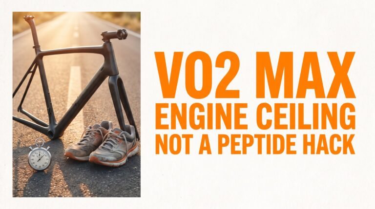 VO2 max featured thumbnail — aerobic engine ceiling education, not a peptide hack