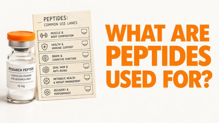 What are peptides used for — lane map featured thumbnail, education only