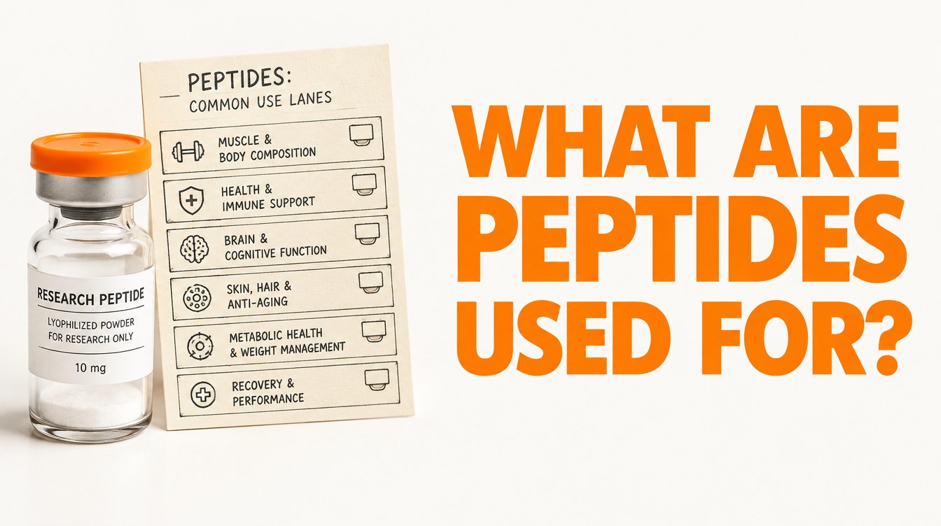 What are peptides used for — lane map featured thumbnail, education only