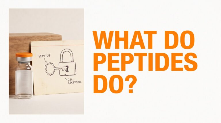 What do peptides do — mechanism map featured thumbnail, education only
